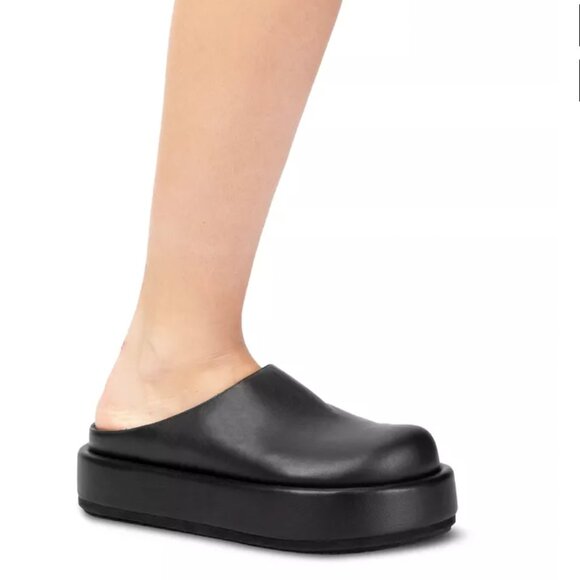 PALOMA BARCELÓ Women's Daga Platform Clogs Fashion Luxury Black Size 39 - Picture 2 of 9